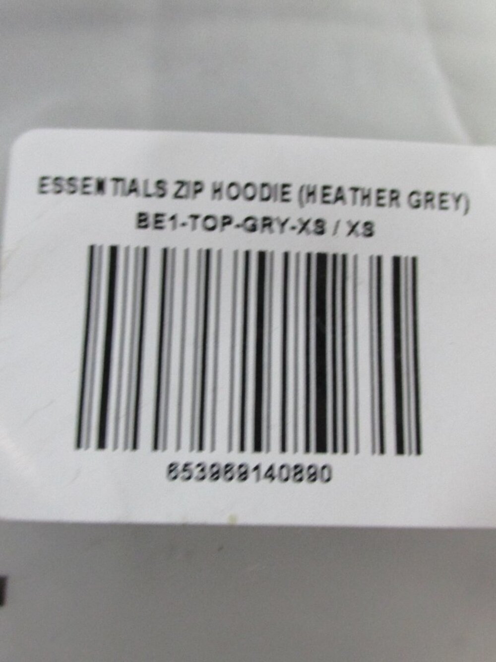 Body by Raven Tracy Hoodie Womens XS Heather Gray Essentials Zip Sweatshirt NEW - Picture 10 of 11